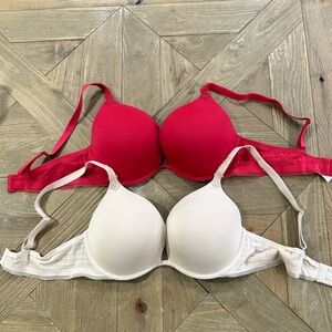 Simone Pérèle Beige and Red Bras